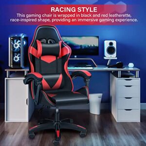 Seat Height Adjustable Swivel Gaming Chair