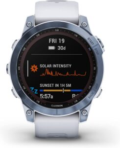 Fenix 7 Sapphire Solar, Adventure Smartwatch, With Solar Charging Capabilities